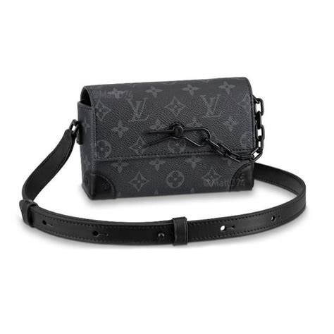 louis vuitton steamer wearable wallet eclipse monogram|louis vuitton monogram wallet.